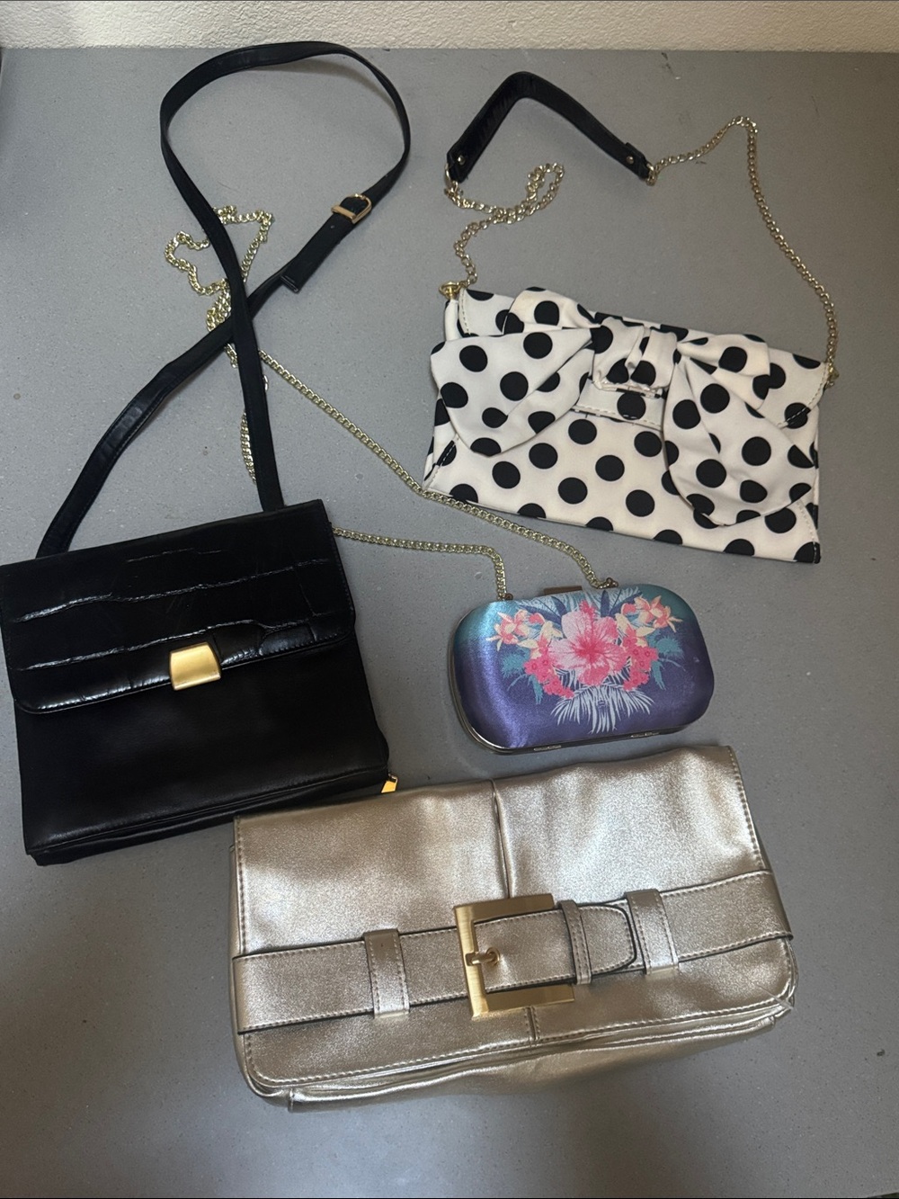 Bundle of Clutches and Purses